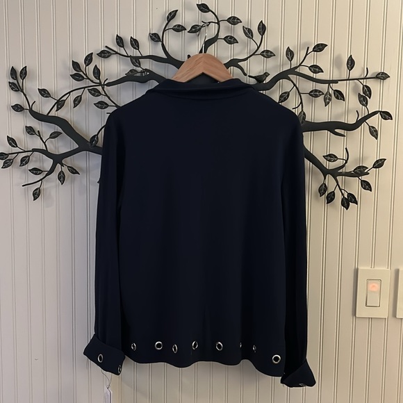 Morgan Cole, navy unlined jacket,side slit pocket, - Picture 4 of 4